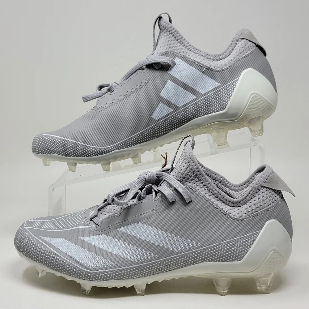 Adidas Adizero Electric.1 IF2427 Grey Silver Football Cleats Mens Size 11.5 New